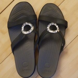 Crocs Black Sandals